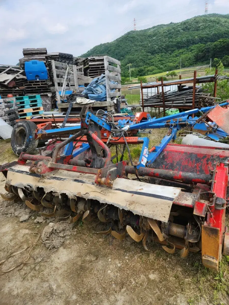 농기계 웅진 폴더로터리 4m 30cm